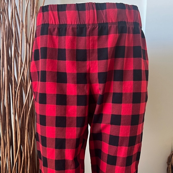 Cato Red and Black Plaid Leggings - Picture 2 of 7